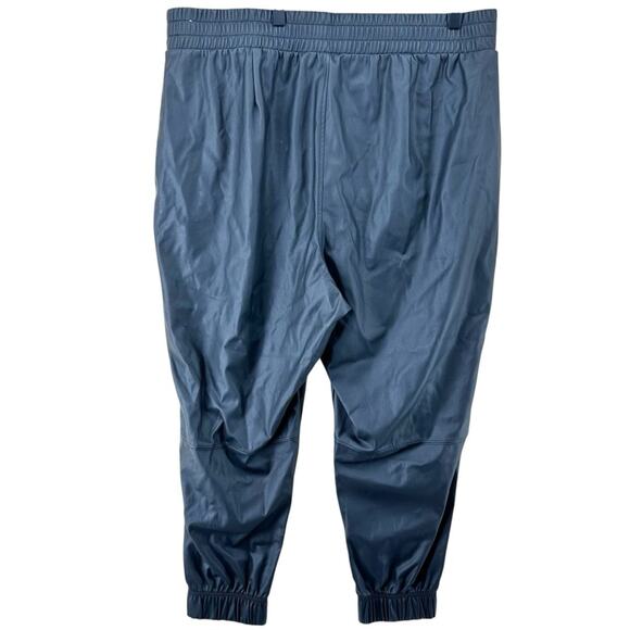 Calia faux leather athletic jogger pants pure black high rise women’s sz XXL - Picture 4 of 13